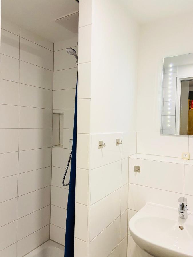 Gastehaus An Der Messe Hotell Hamburg-Harburg Exteriör bild