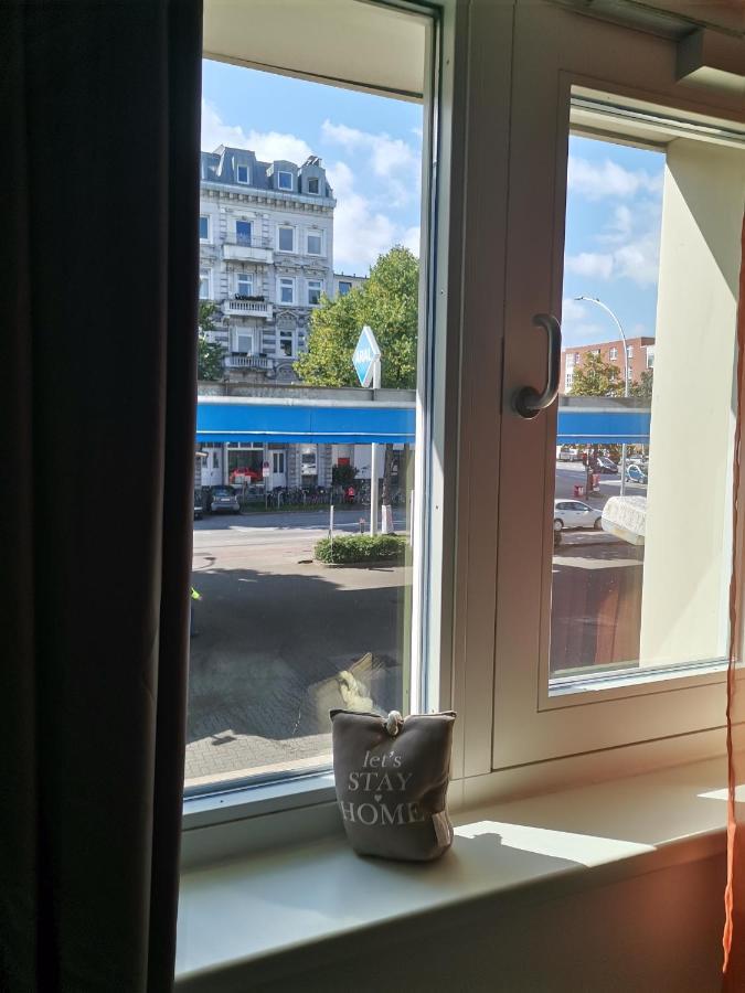 Gastehaus An Der Messe Hotell Hamburg-Harburg Exteriör bild